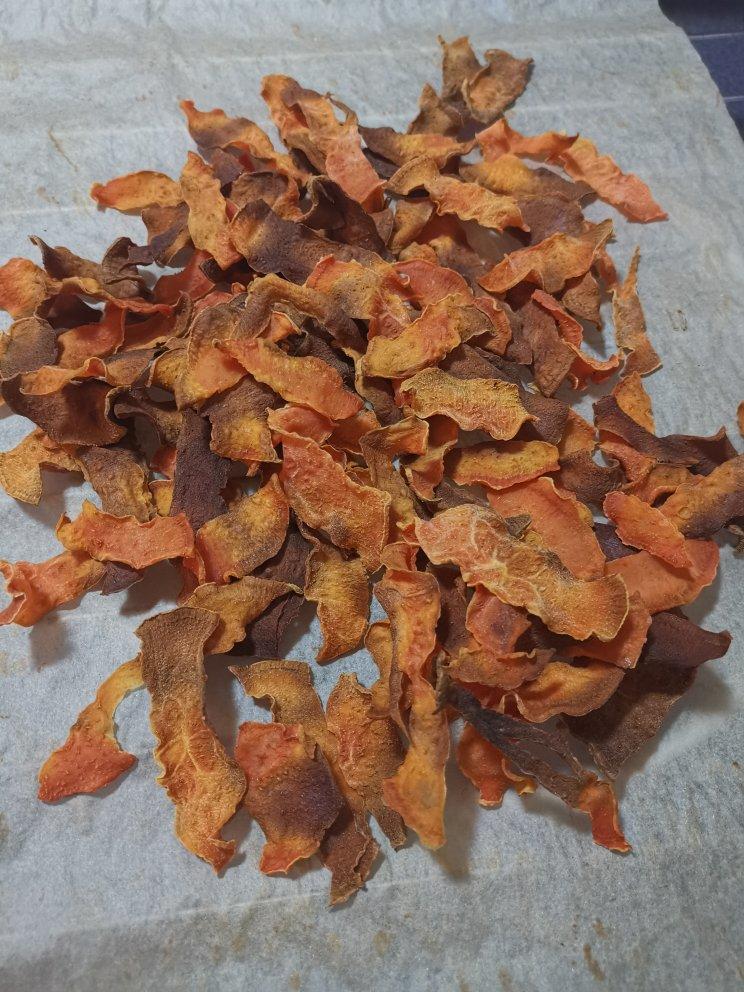 保证脆的烤红薯片（无油）