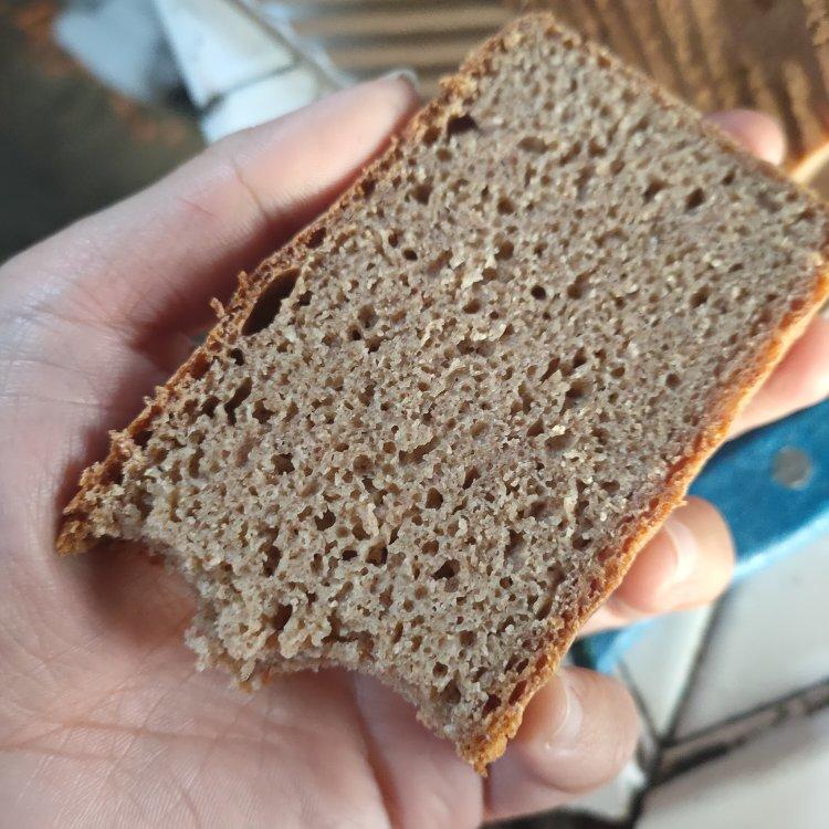 65%全麦吐司 王后粗麸/粗粒全麦粉 无奶低糖低油也可以很松软的粗粒全麦吐司