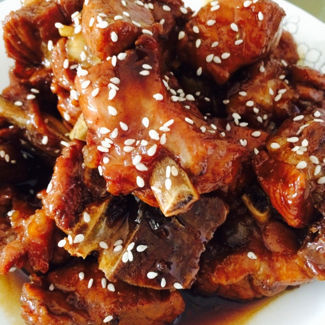 懒人版糖醋排骨