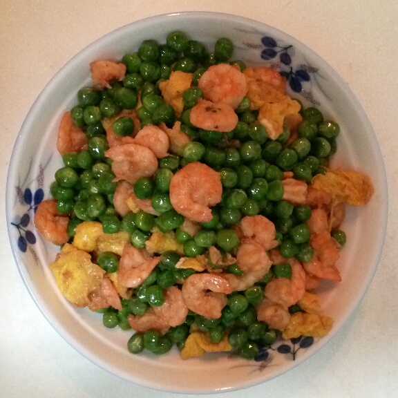 豌豆炒虾仁