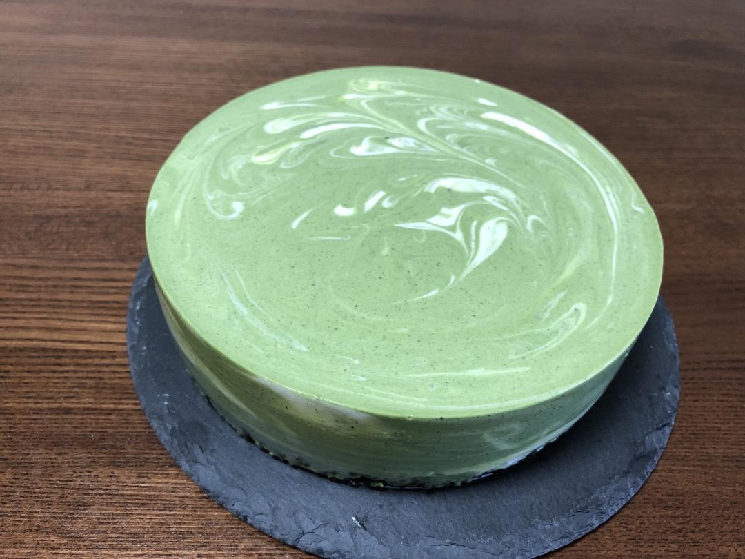 无需烤箱❗️零失败❗️抹茶大理石慕斯❗️入口即化