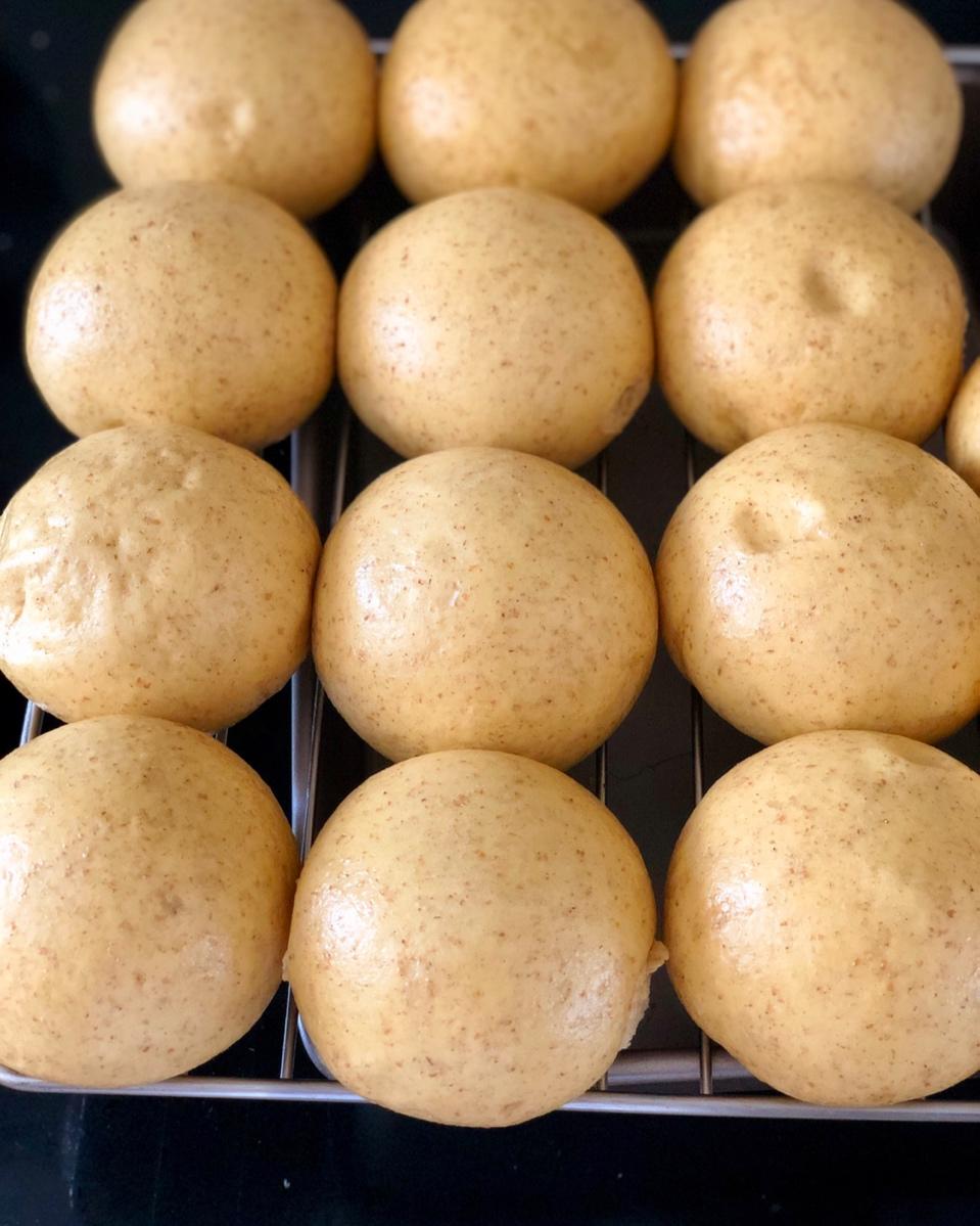 【减脂必备】无糖全麦南瓜馒头