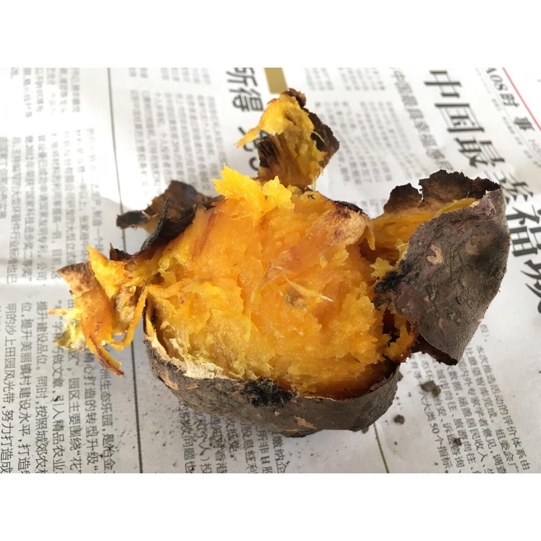 烤地瓜（烤箱初试）