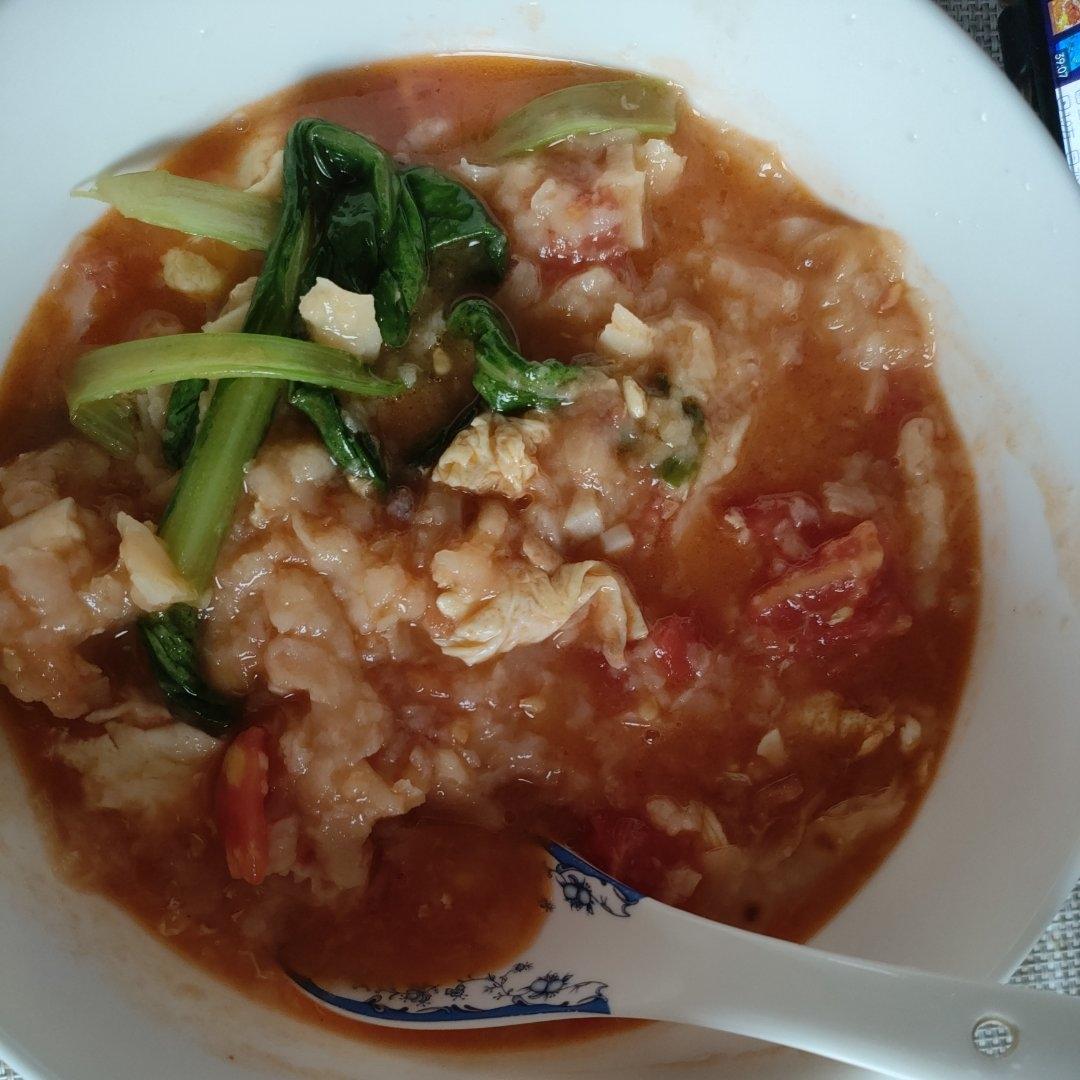 西红柿鸡蛋烩饼