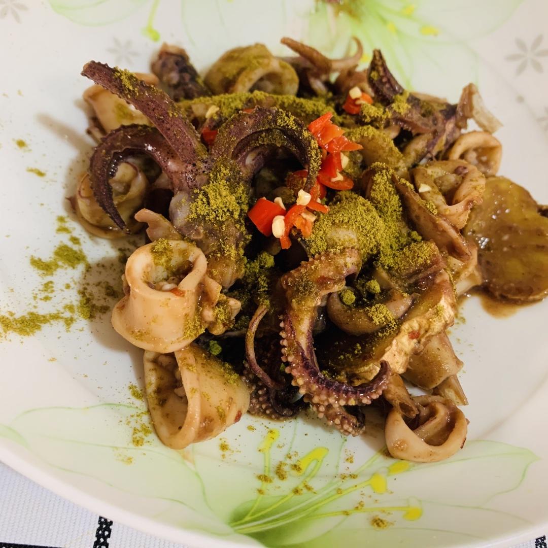 孜然炒鱿鱼须🦑