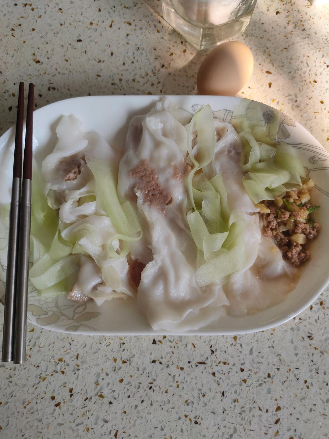 自制米浆肠粉（小v版）