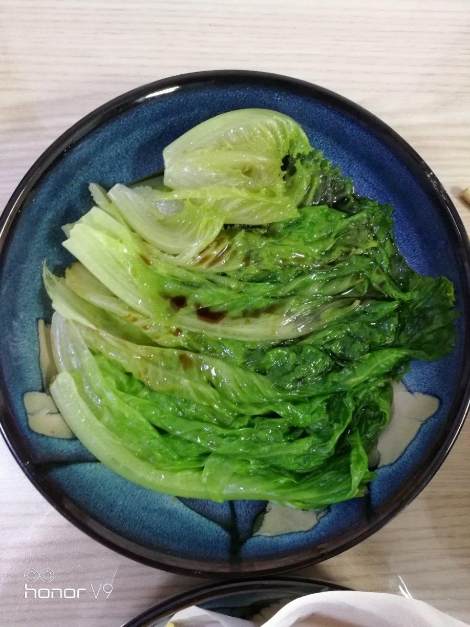 白灼生菜