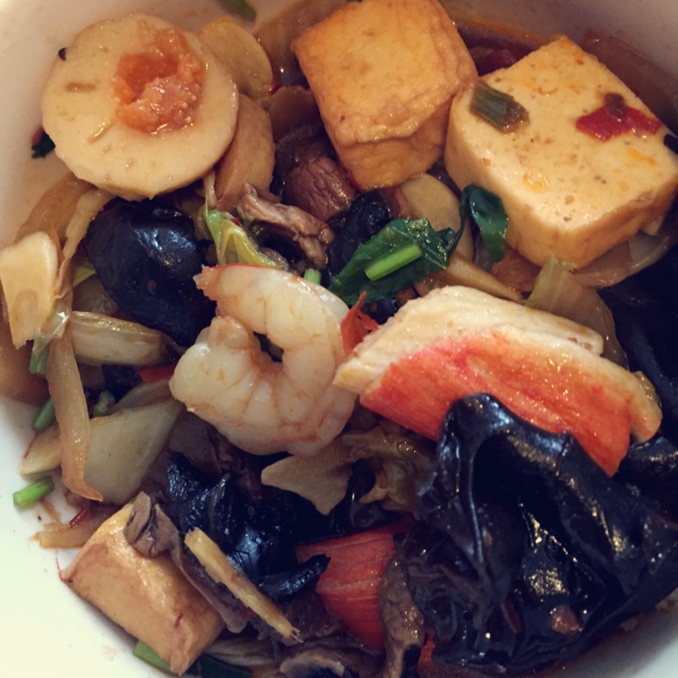 水煮香辣鱼丸（虾丸，贡丸）
