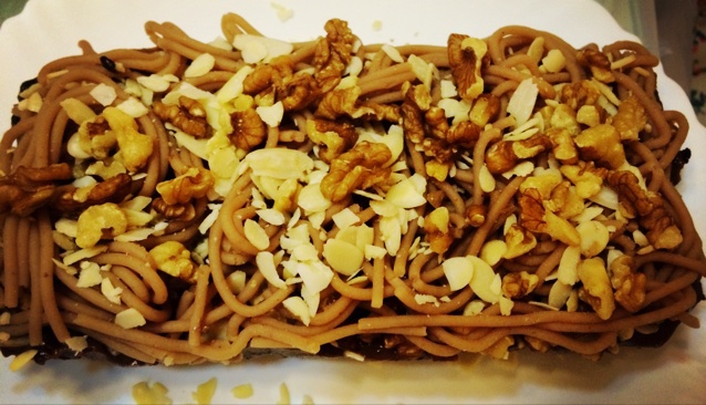 栗子坚果蛋糕
