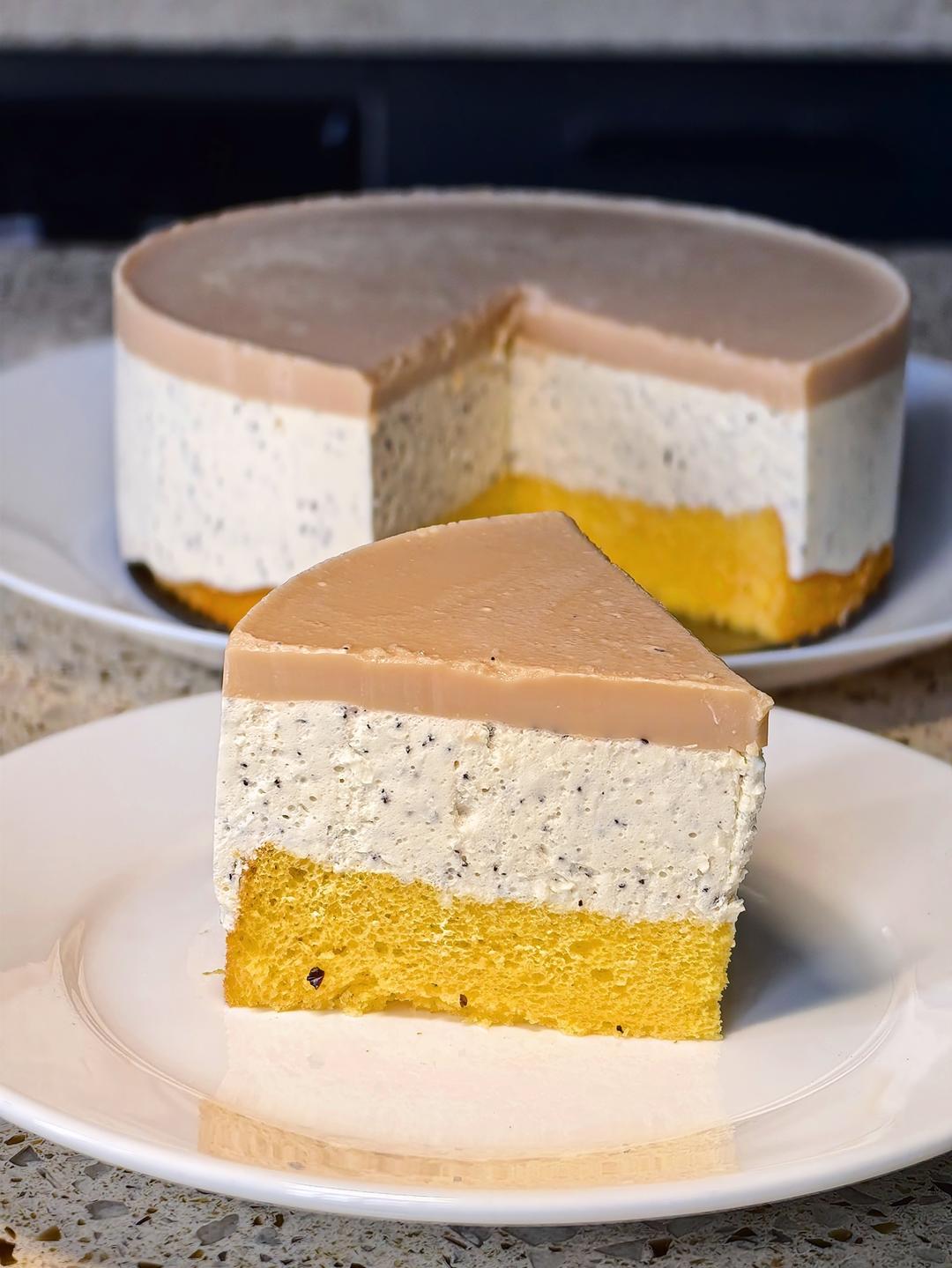 M𝙤𝙪𝙨𝙨𝙚 ༠°多重口感🍰伯爵红茶慕斯蛋糕