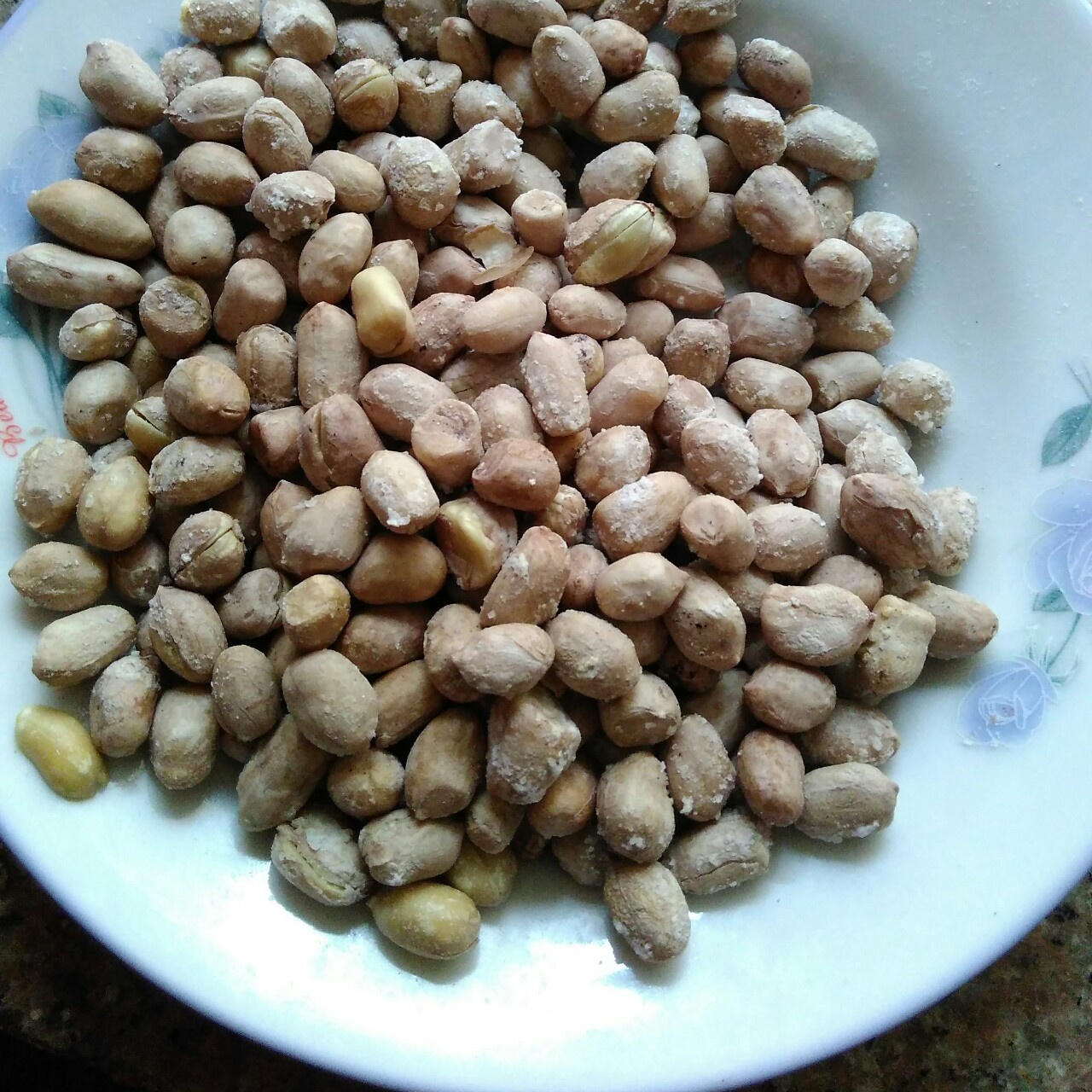 盐焗花生微波炉版本