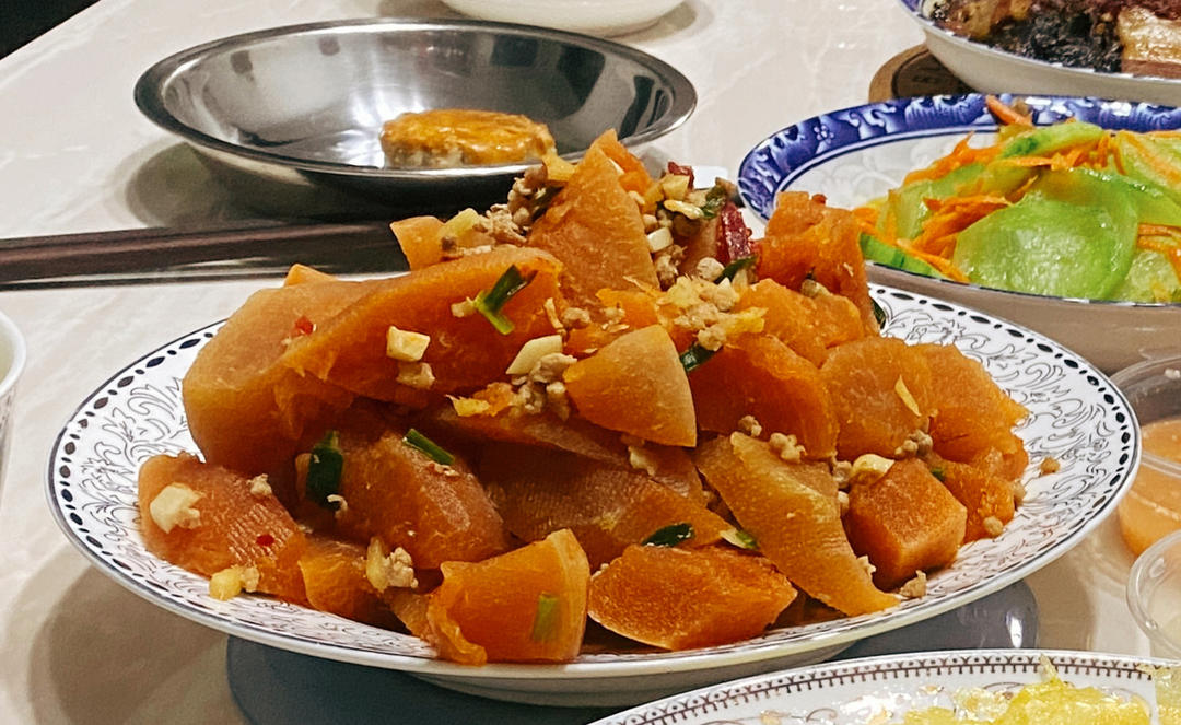 南昌家乡菜—小炒柚子皮 增加去皮快手方法以及晒干保存