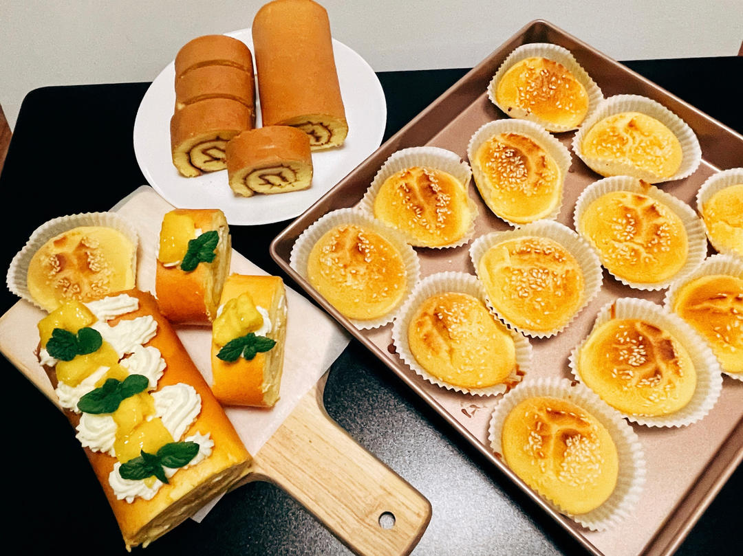 原味基础蛋糕卷(小五卷)