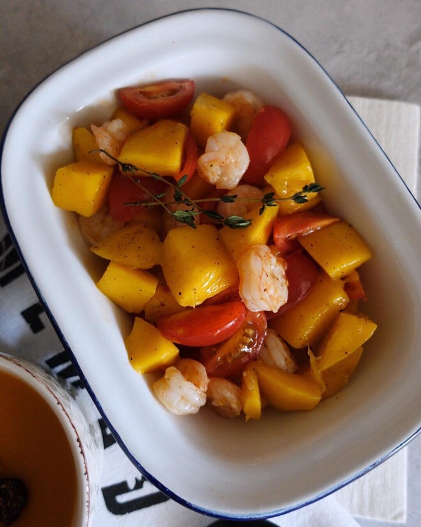 泰式芒果虾沙拉