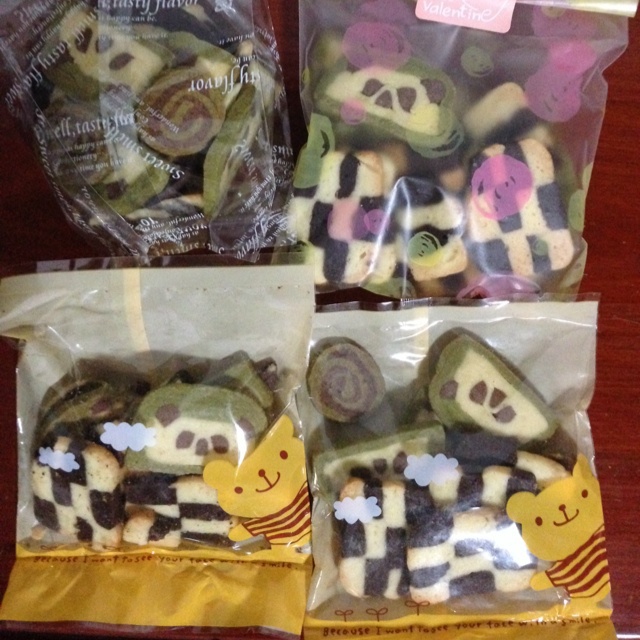 双色小棋格饼干