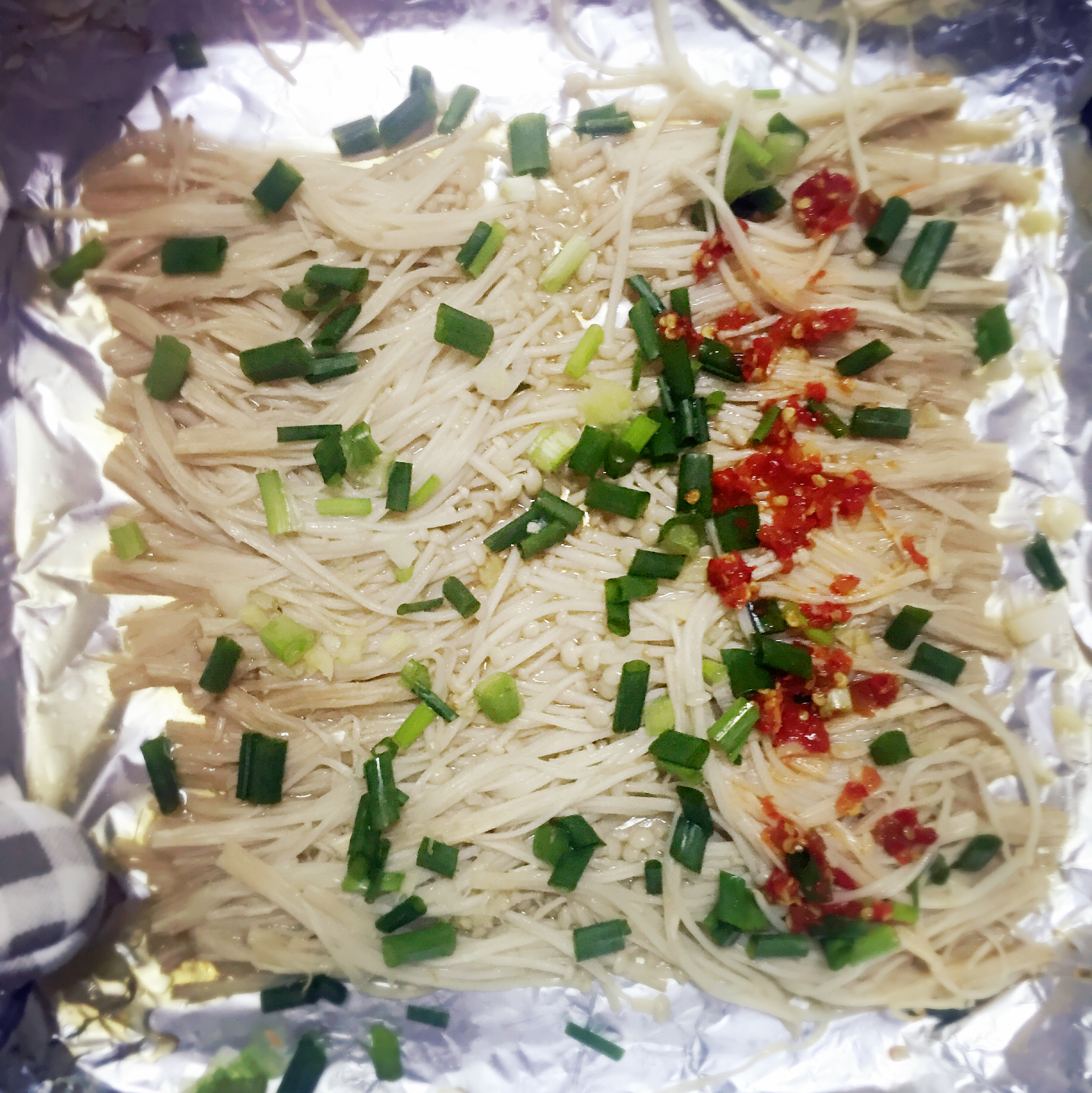 烤箱版 烤金针菇