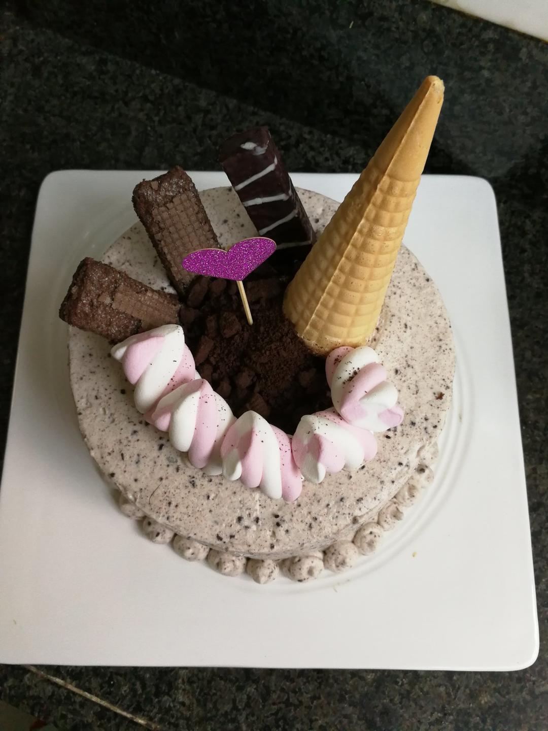 奥利奥咸奶油蛋糕