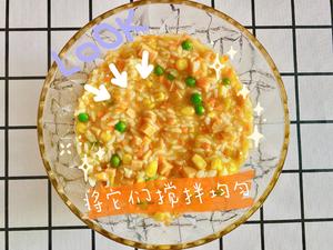 午餐肉米饼-隔夜米饭新吃法的做法 步骤5
