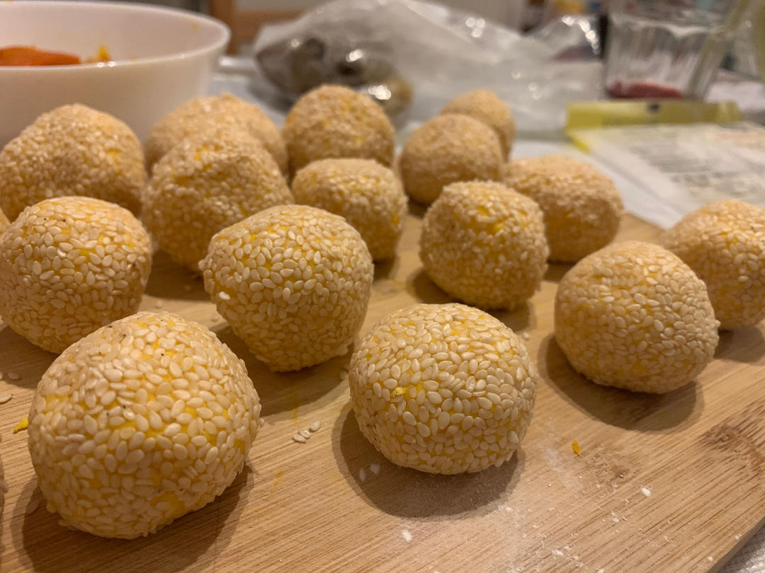 芝麻南瓜球球