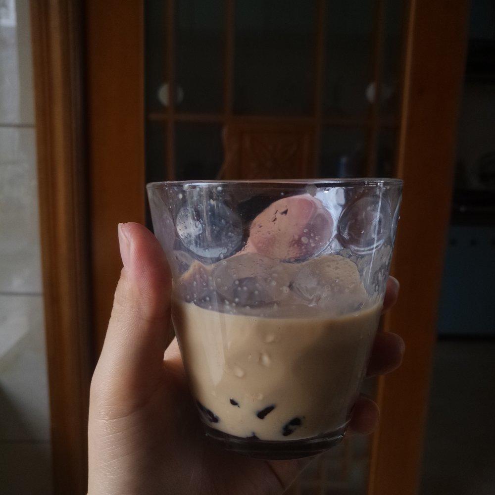 脏脏的海盐奶盖珍珠奶茶（自制珍珠）