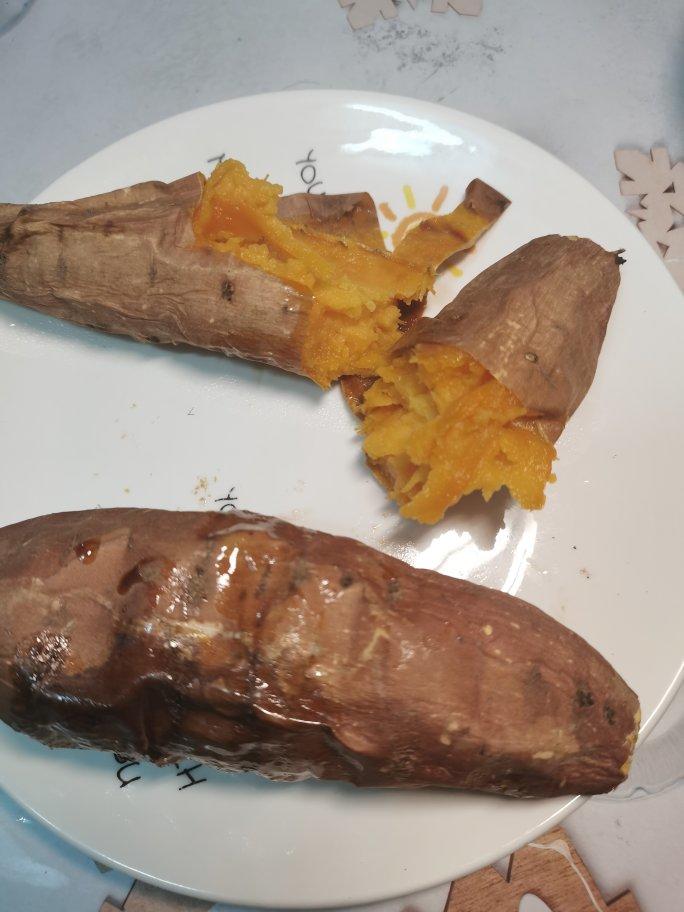 🔥在家烤箱烤蜜薯㊙️软糯清甜蜜汁溏心‼️关键是健康卫生