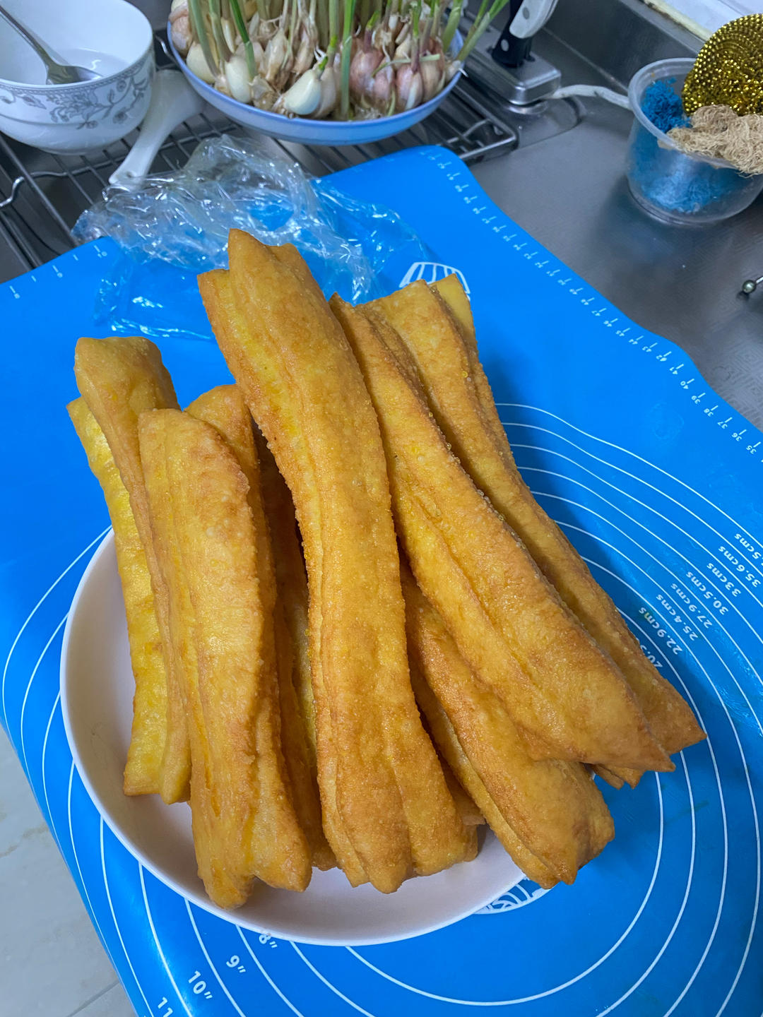 快手早餐～自制油条（酵母版，不含泡打粉、膨松剂）