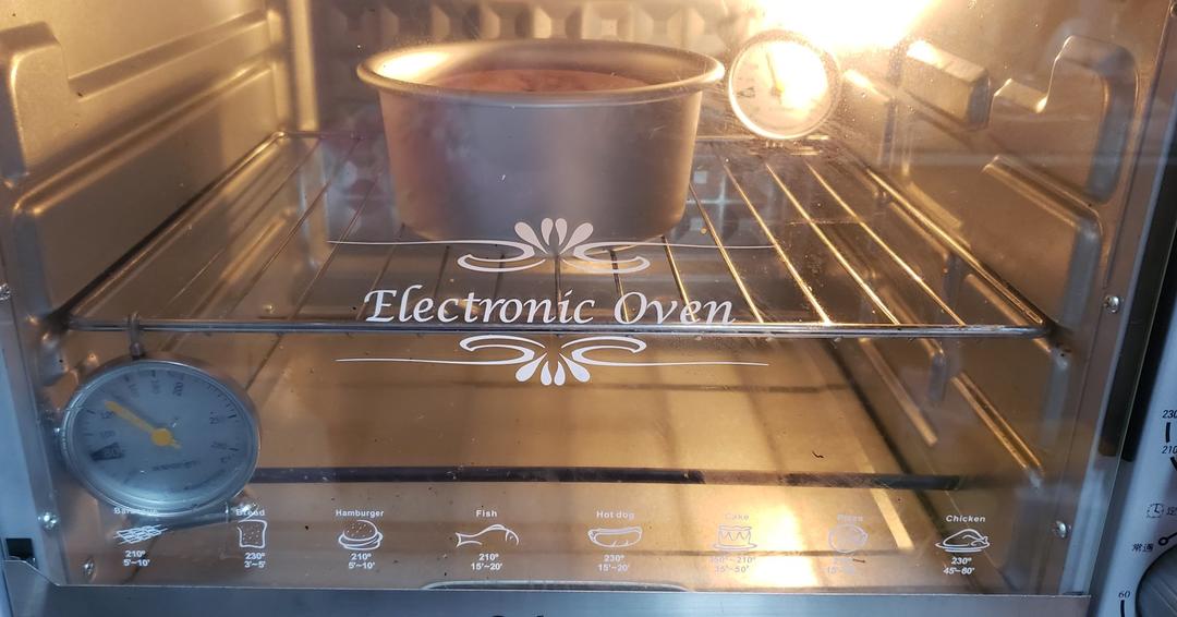 6寸可可戚风（内附8寸5蛋配方）