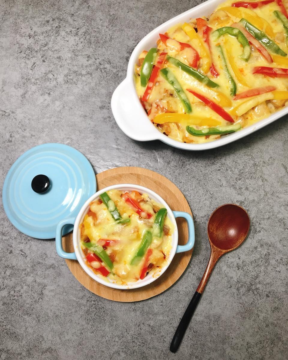 番茄鸡肉浓情焗饭【两人份】