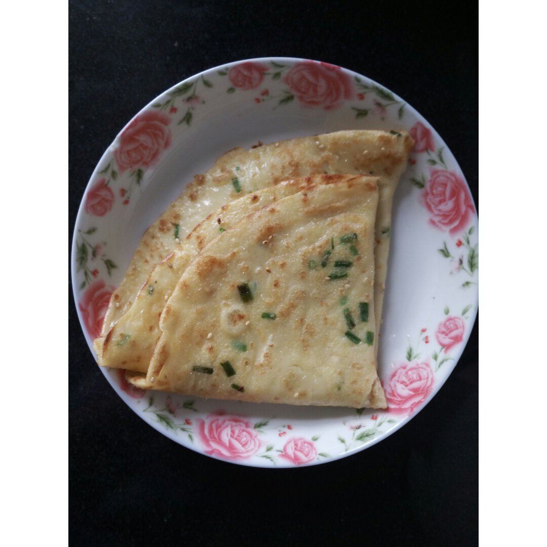 面粉鸡蛋薄饼 葱油甜面饼