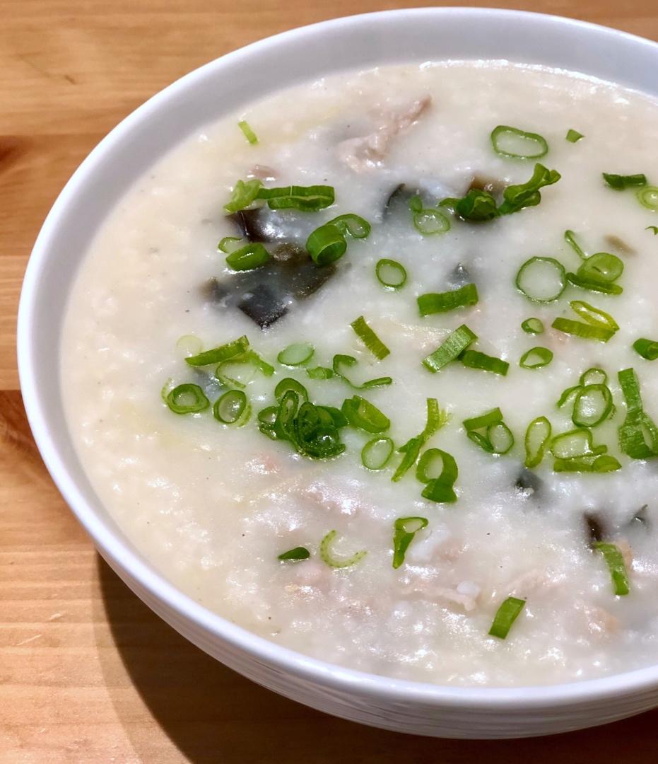 十五分钟快手之香滑皮蛋瘦肉粥(附五分钟电饭煲电压力锅更快捷方法)
