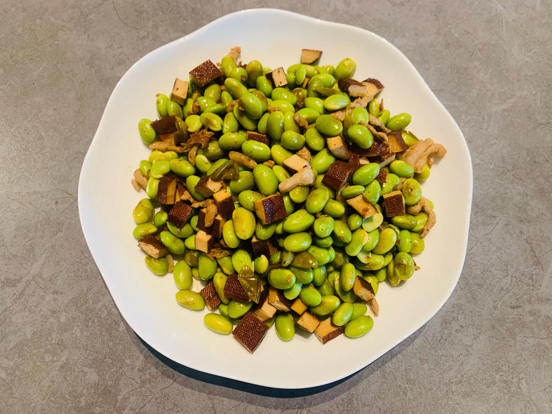 毛豆炒香干｜家常小炒
