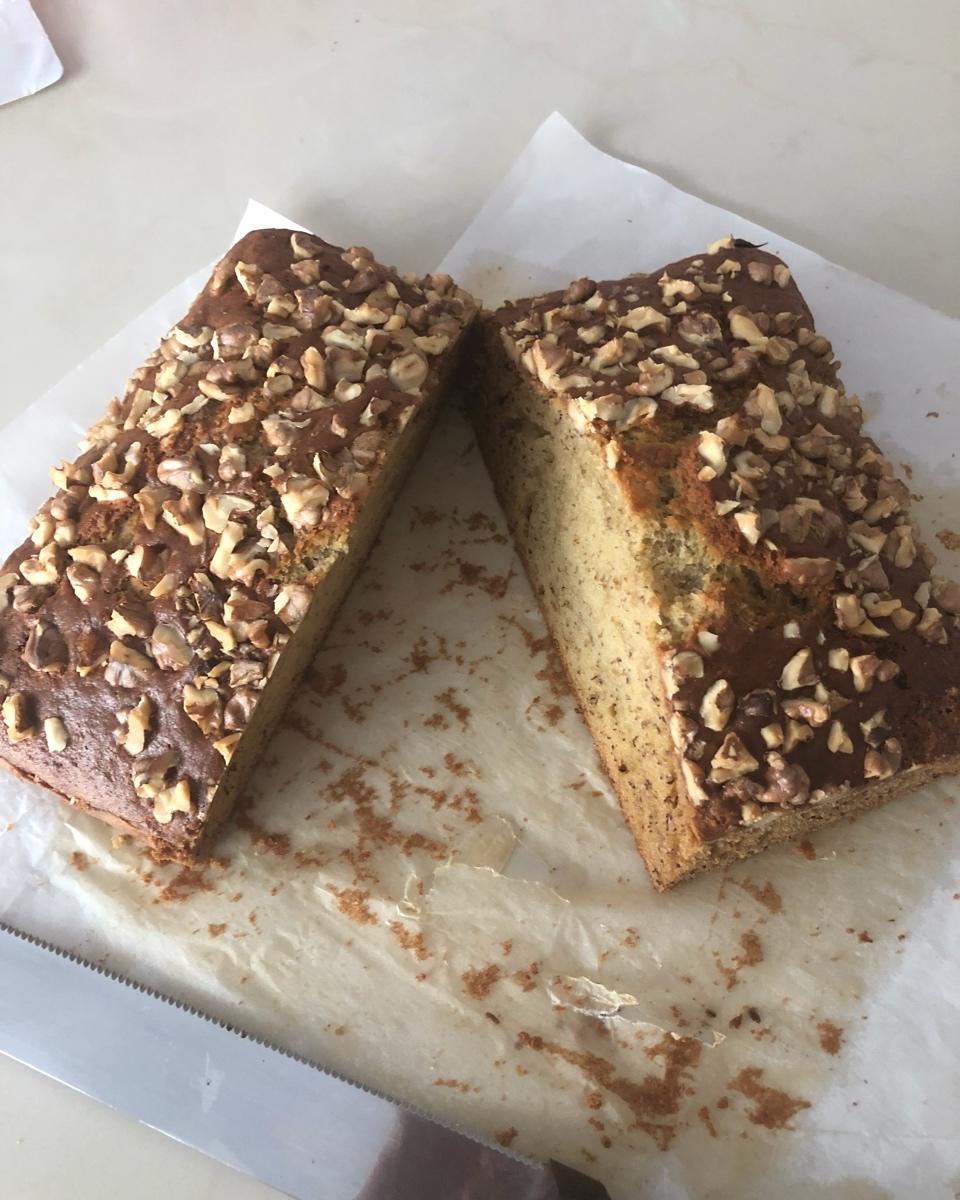 香蕉核桃磅蛋糕 Banana & Walnut Pound Cake