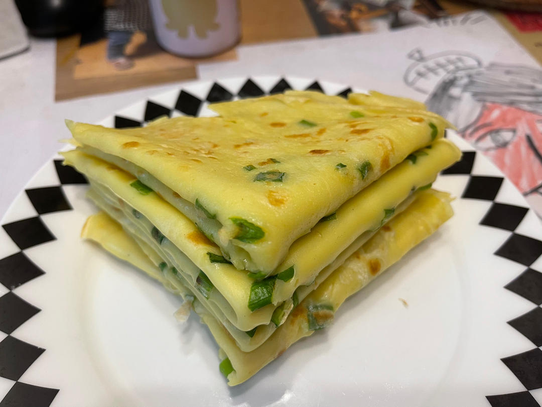 简单快手蔬菜鸡蛋煎饼