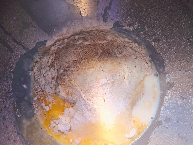 纯奶手撕吐司的做法 步骤1