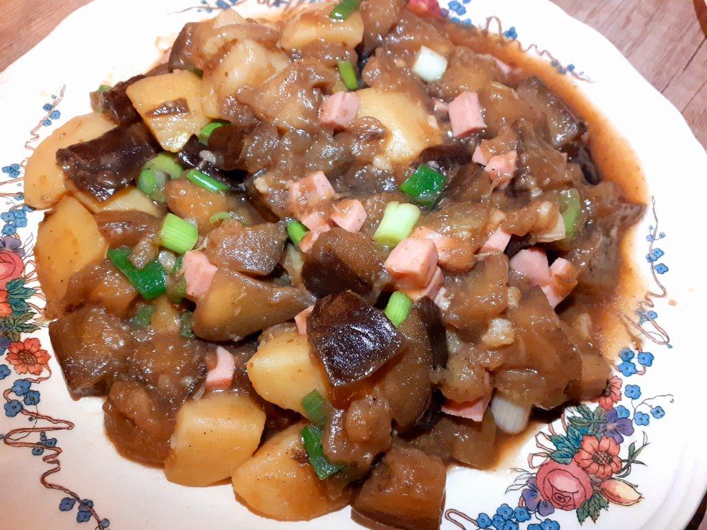土豆炖茄子
