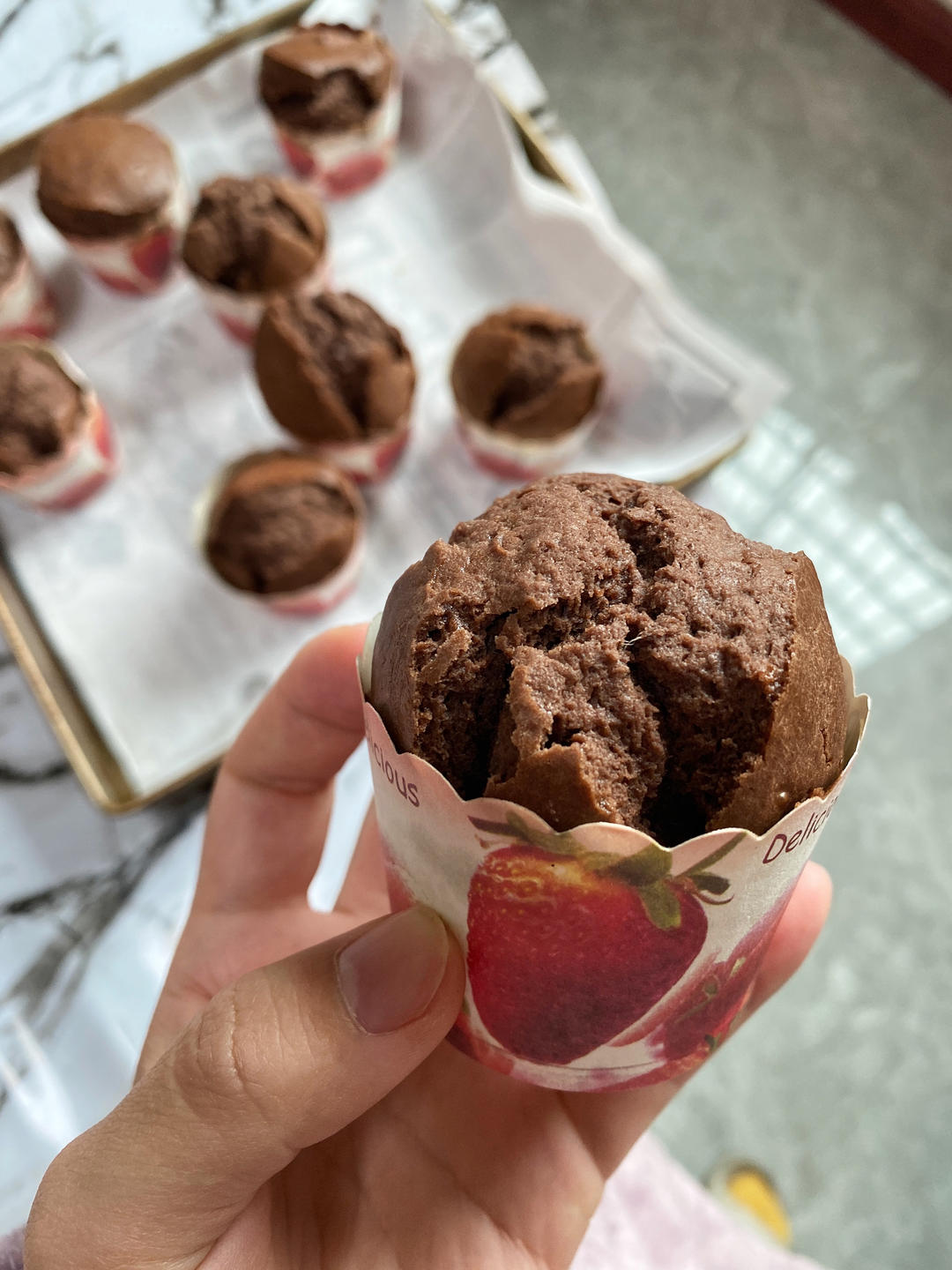 爆炸💥好吃的香浓可可奥利奥麦芬🍫蛋糕