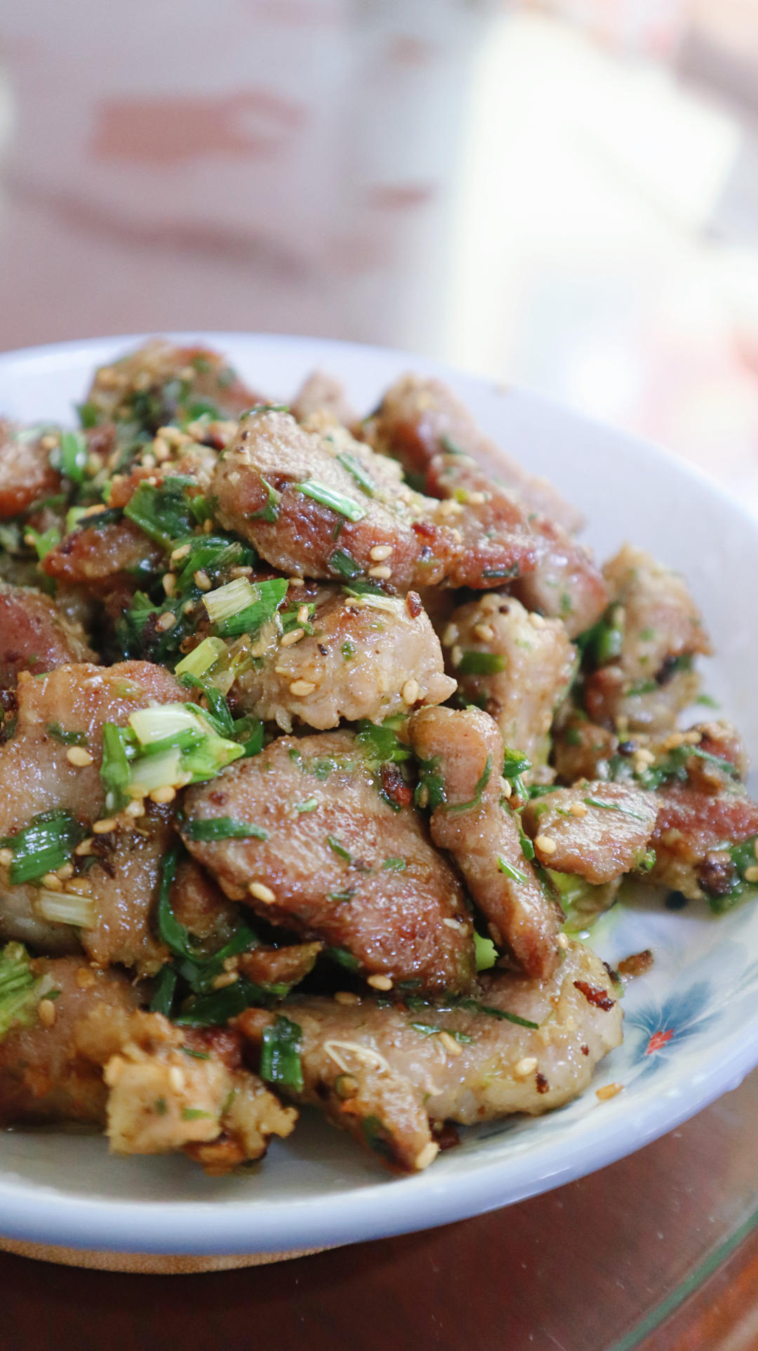 盐葱梅花肉