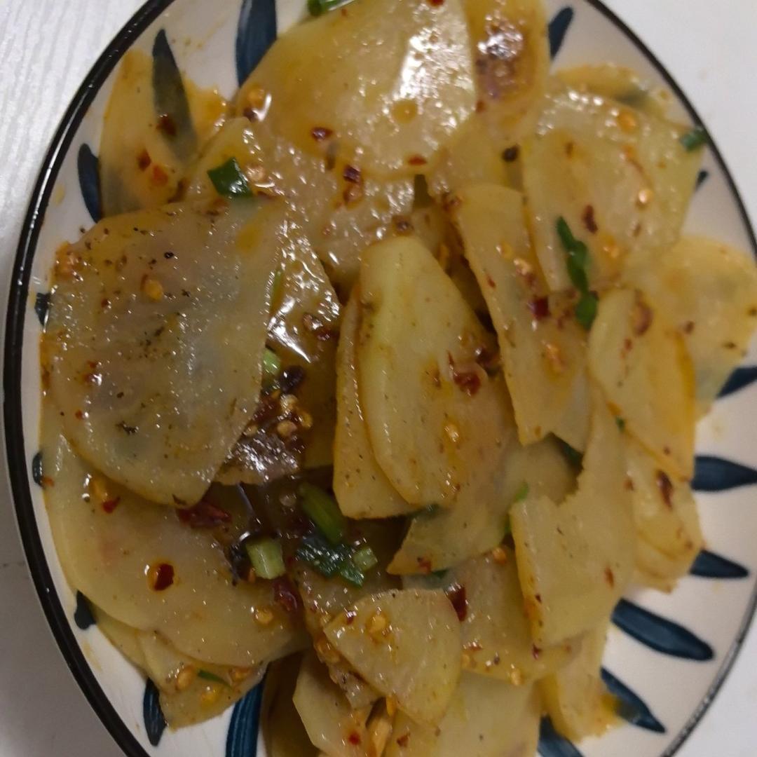 一定要做一次的孜然土豆片