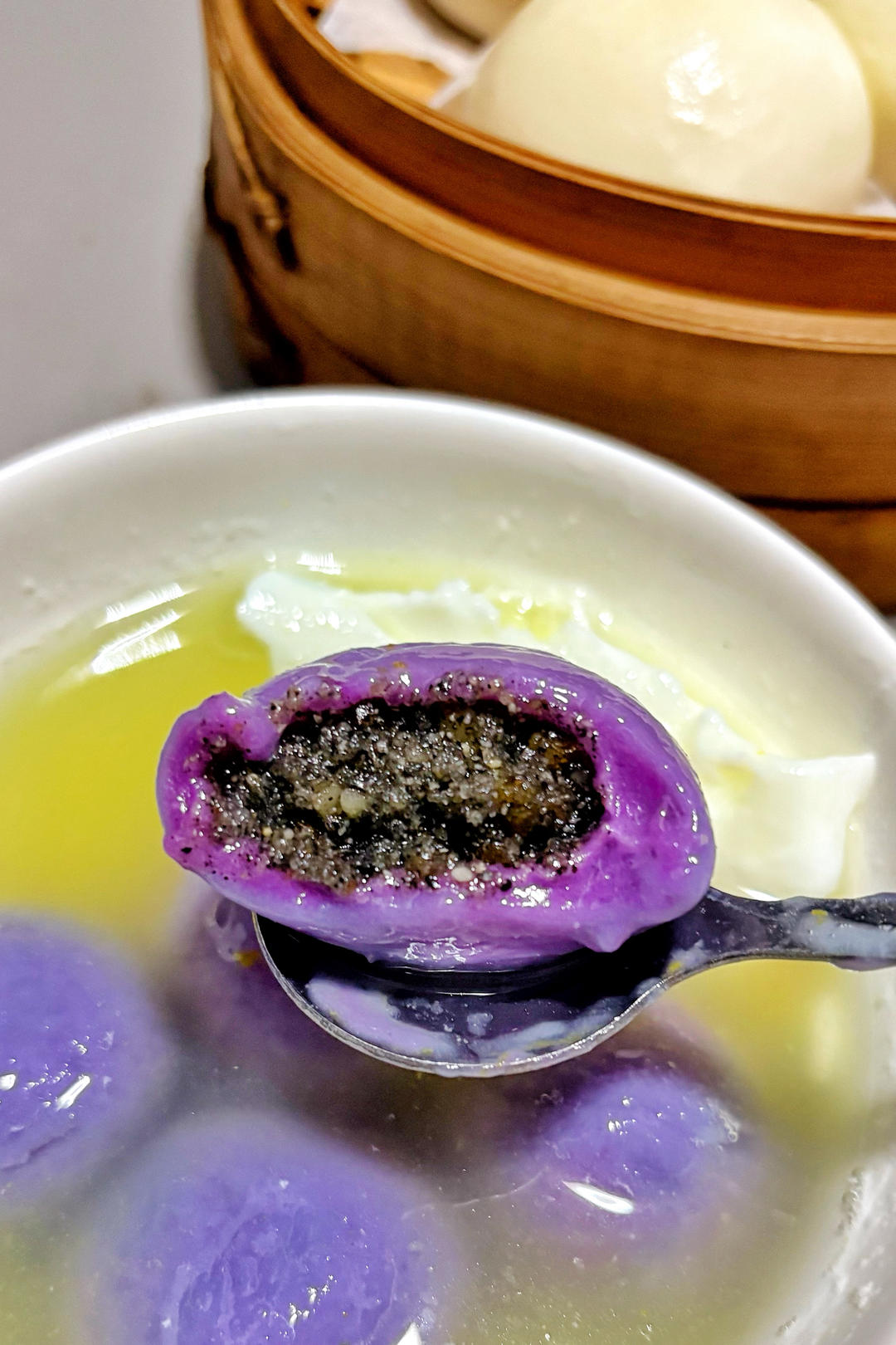 紫薯汤圆