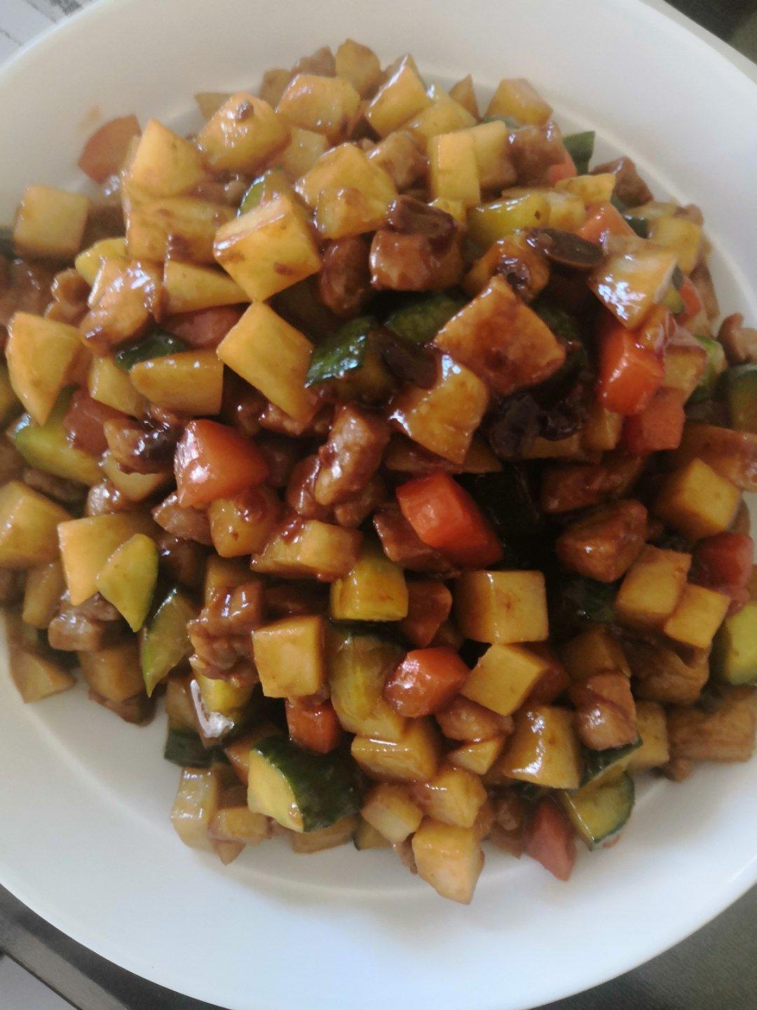 酱爆肉丁