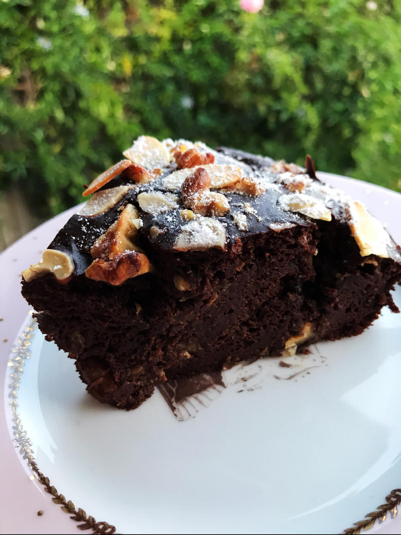 减肥巧克力蛋糕【无油无糖无需打发布朗尼】