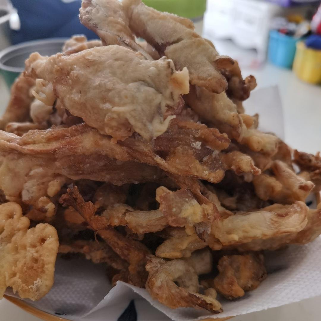 干炸鲜蘑
