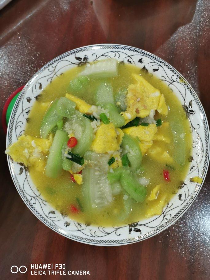 颜值超高鲜美的——丝瓜炒鸡蛋