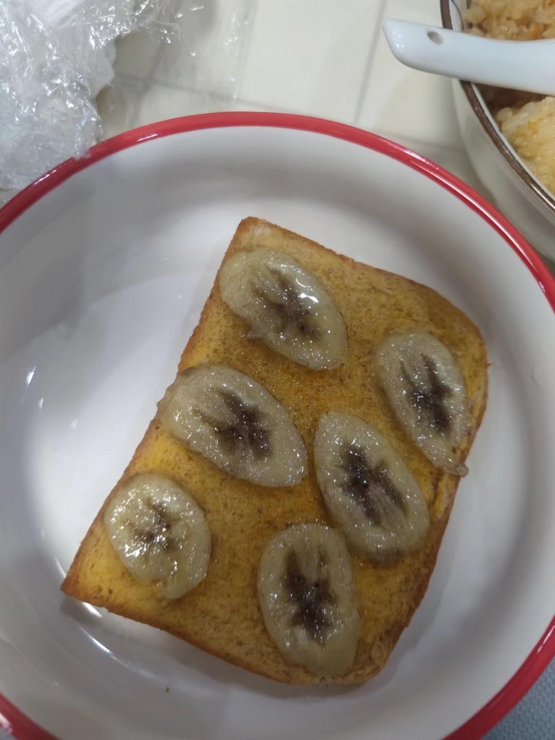 好吃到哭的香蕉烤吐司❗️酥脆香甜❗️零失败❗️