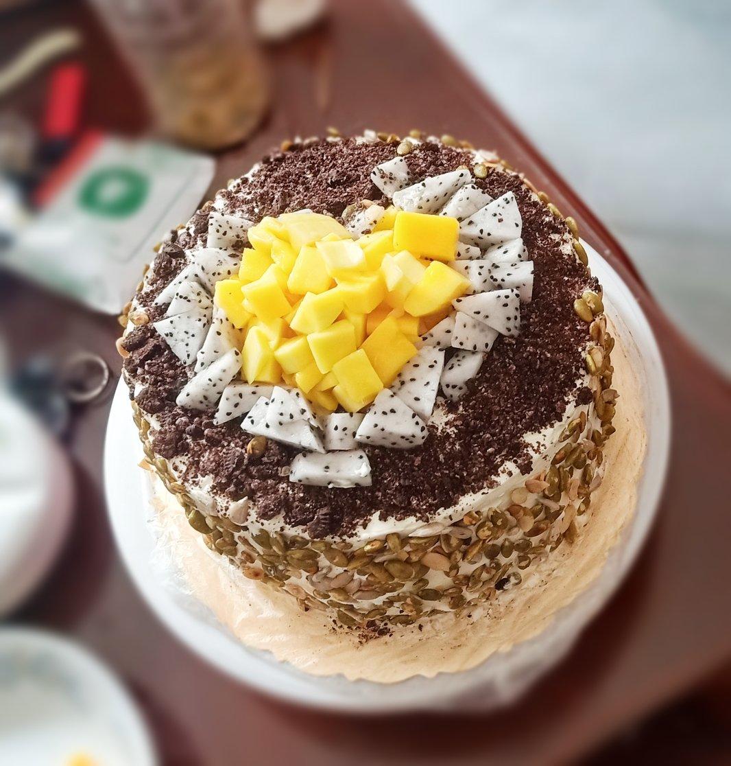 八寸戚风蛋糕（生日蛋糕坯）附六寸配单