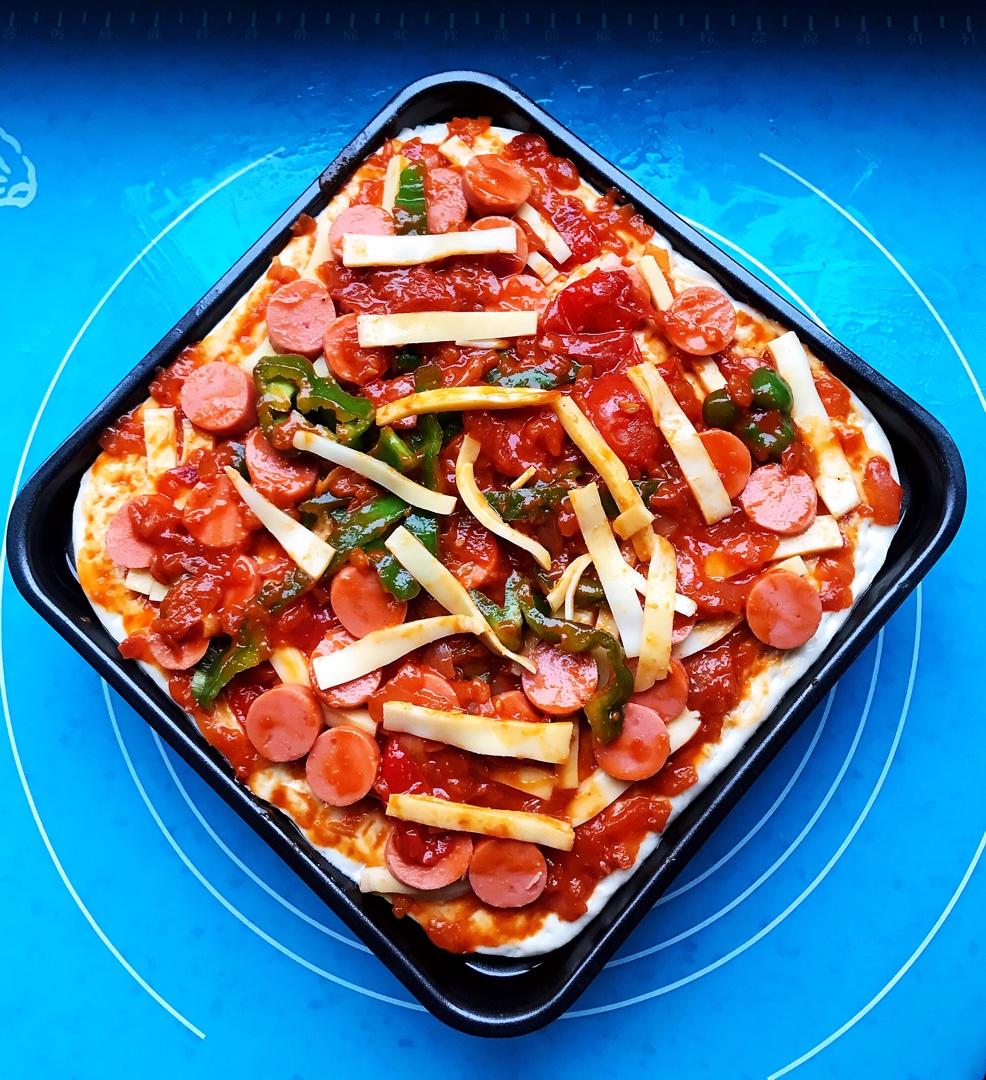 DIY火腿披萨