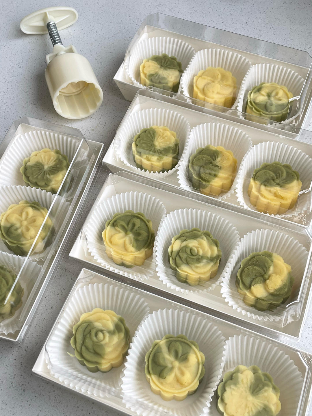超简单零失败绿豆糕👩🏻‍🍳