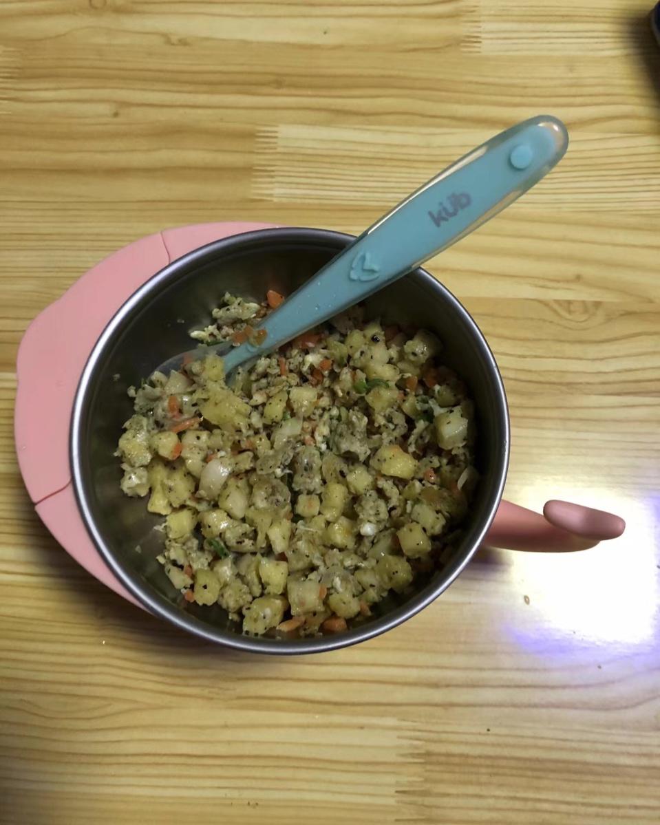 五彩馒头丁  宝宝辅食食谱