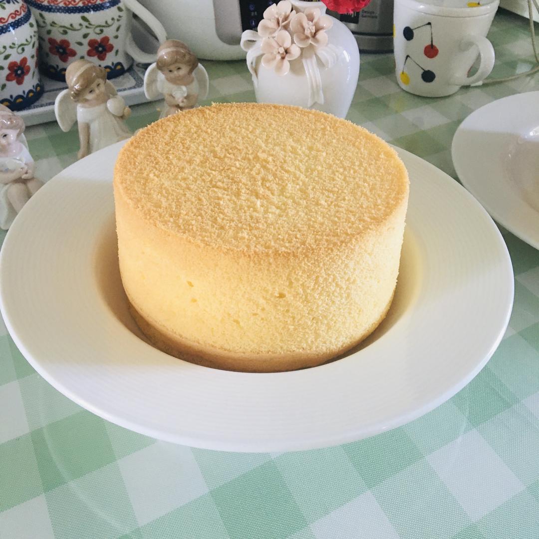 原味六寸戚风蛋糕的做法