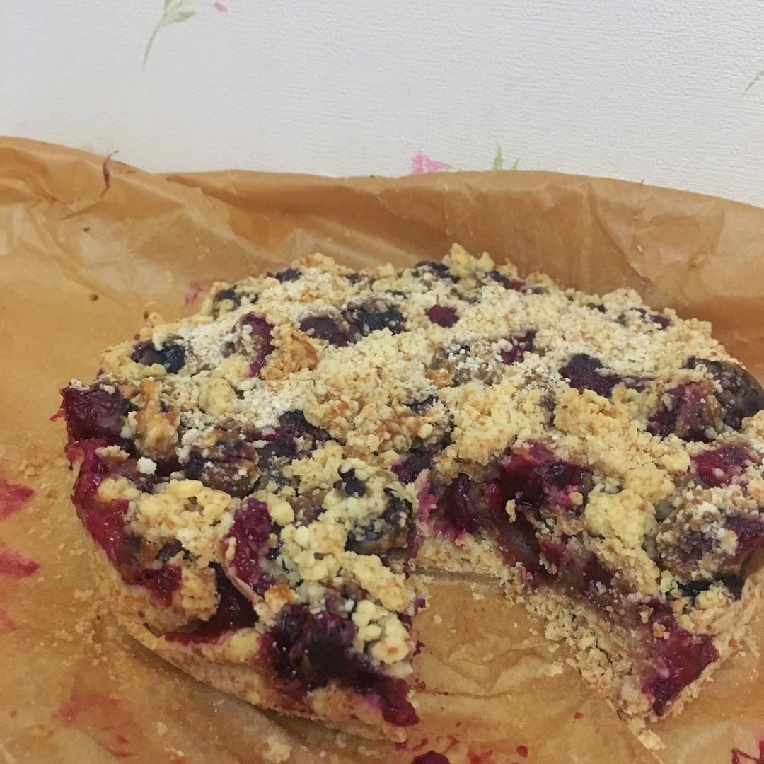 蓝莓酥粒小方块Blueberry Crumber Bars